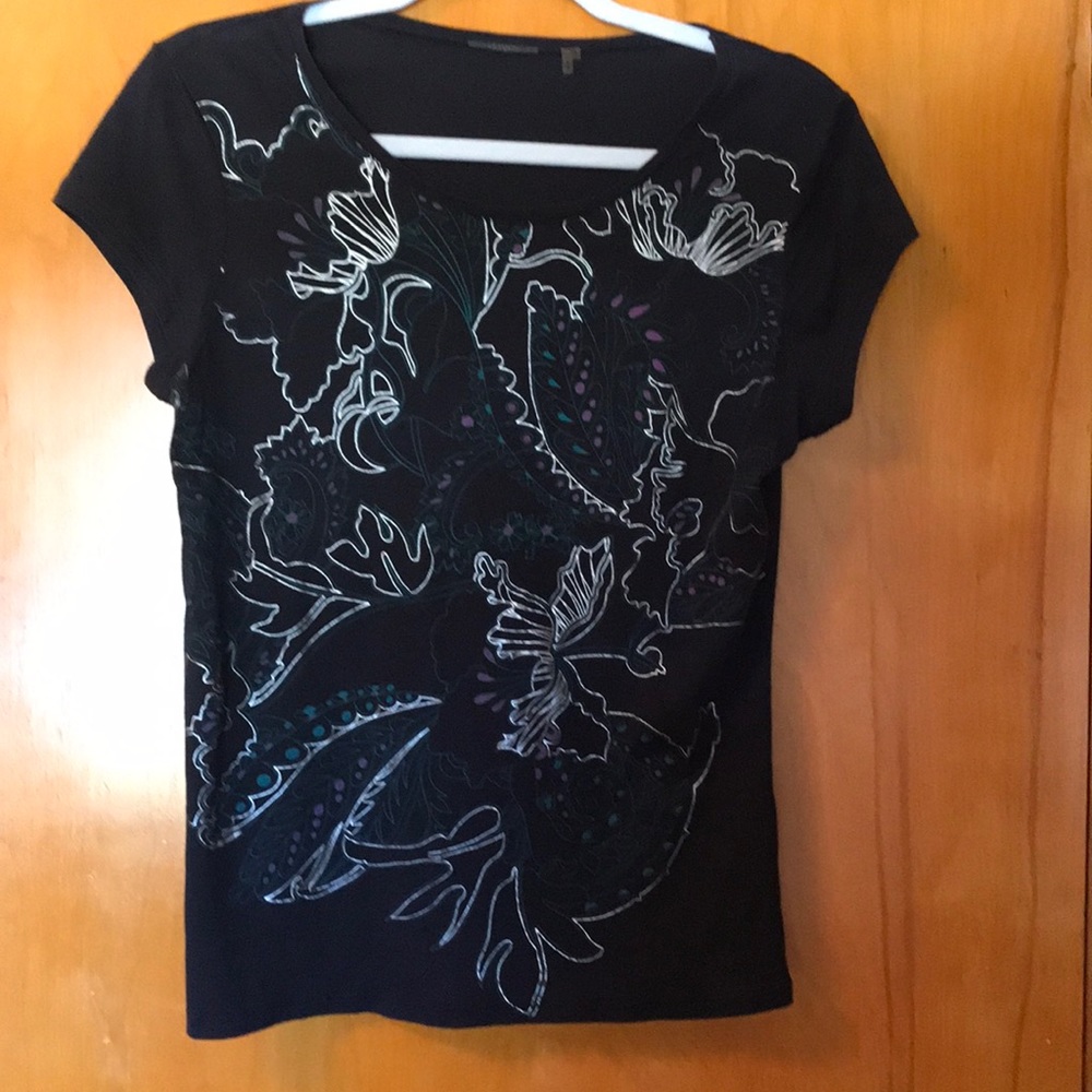 Tahari embellished T-shirt